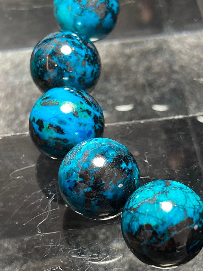 アイアンクリソコラ ブレスレット 10.5mm 天然石 パワーストーン