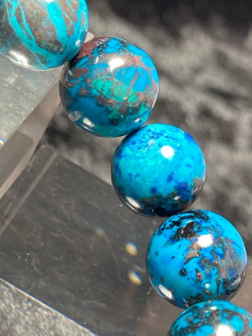 アイアンクリソコラ ブレスレット 10.5mm 天然石 パワーストーン