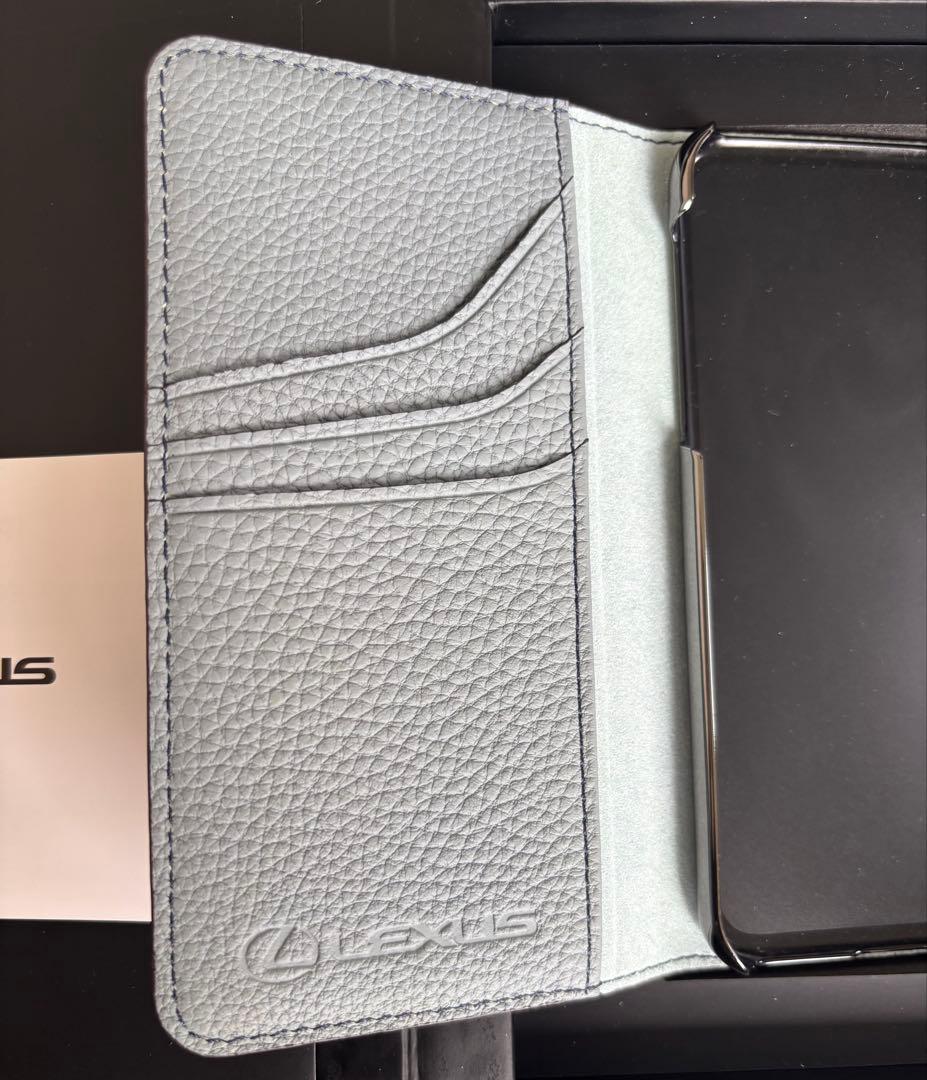 LEXUS Lexus レザー iPhoneケース カードポケット付き