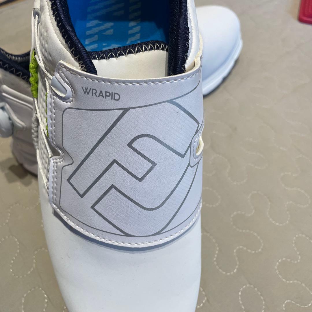 激安最終！新春セール！激安新品！FJゴルフシューズ ホワイト25.5 FootJoy（フットジョイ） FootJoy 25 FJ フューエル ボア 【ホワイト