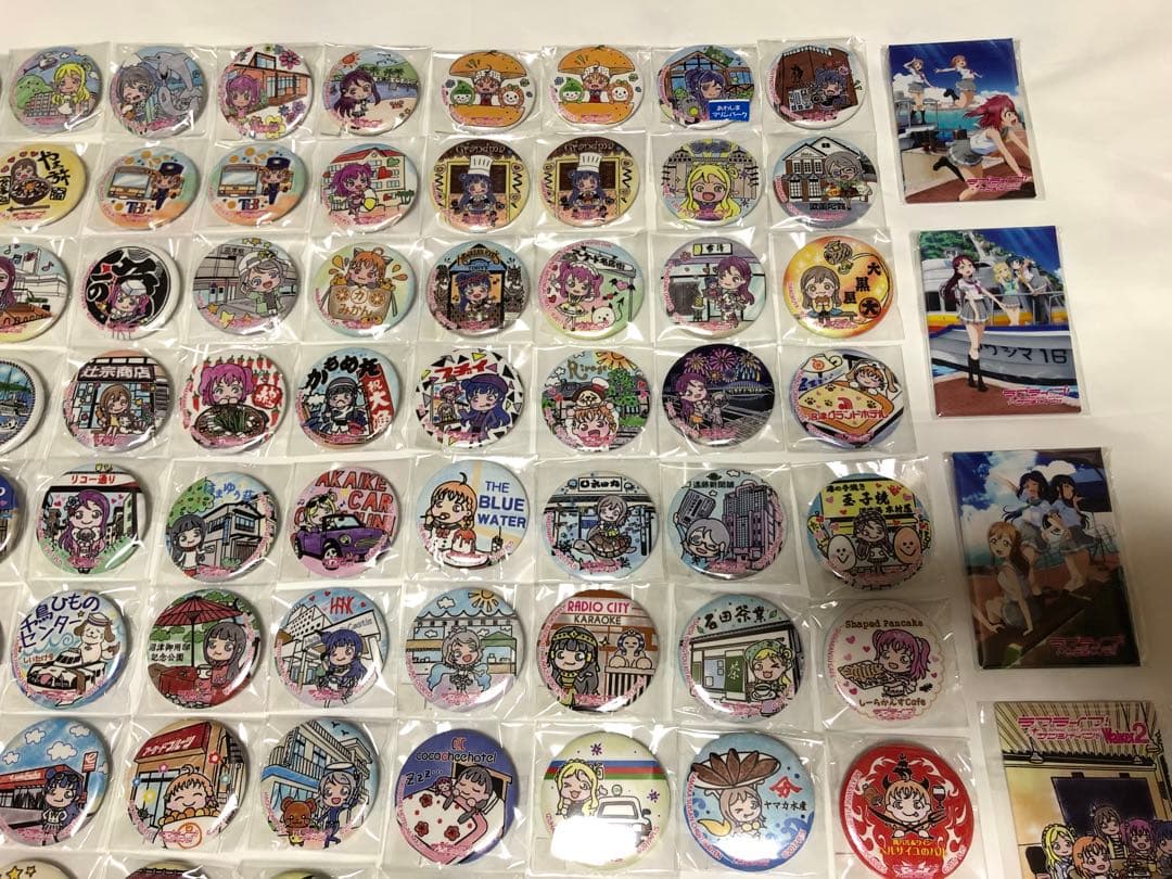 187点 レア 廃盤 エラー ラブライブ まちあるき 街歩き スクエア 缶バッジ