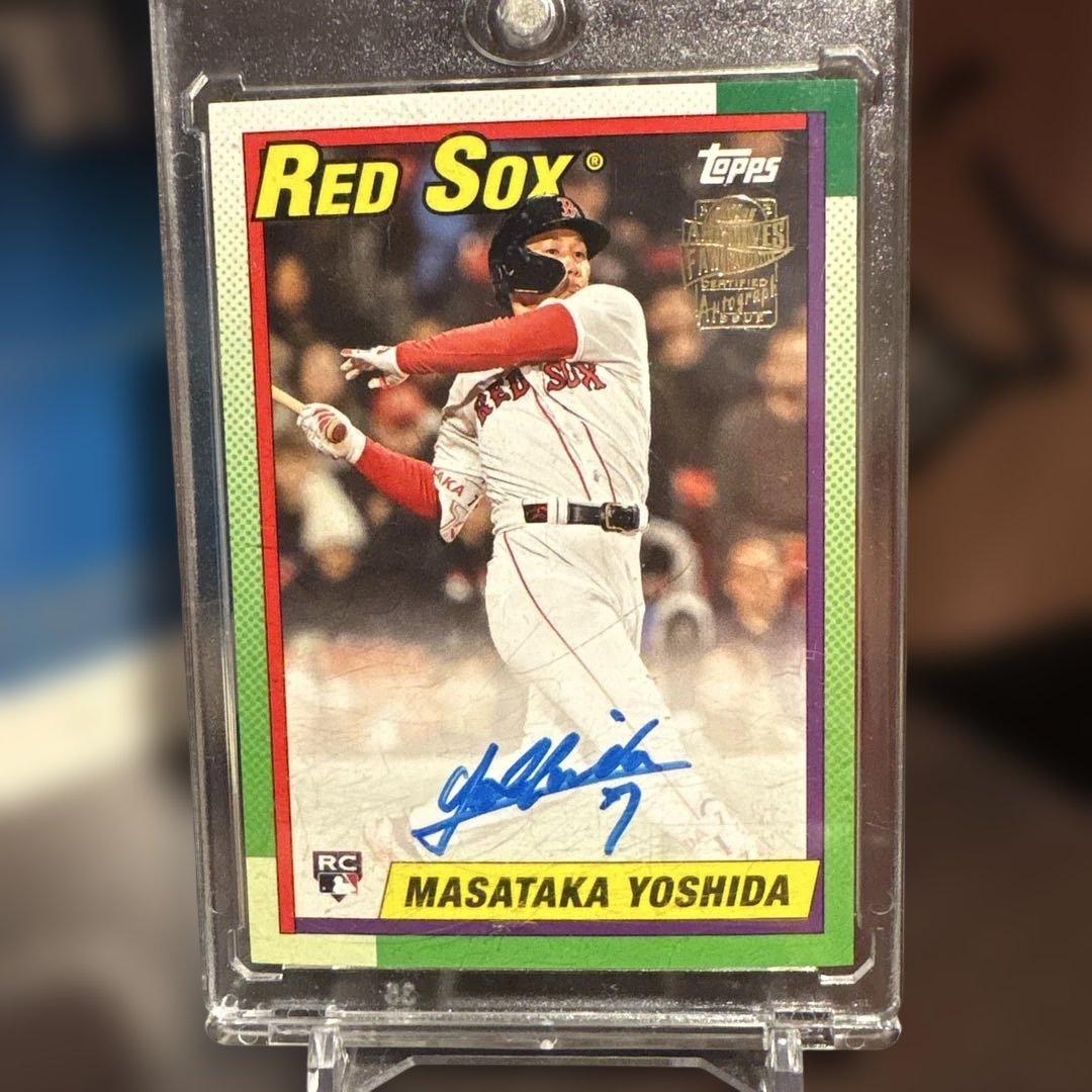 吉田正尚 レッドソックス RC サイン入りカード - メルカリ