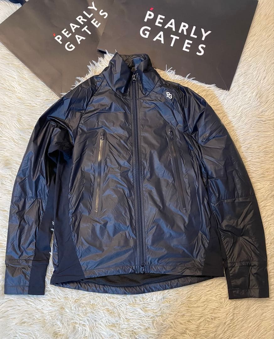 パーリーゲイツ冬春ナイロンストレッチタフタシレーコンパクト