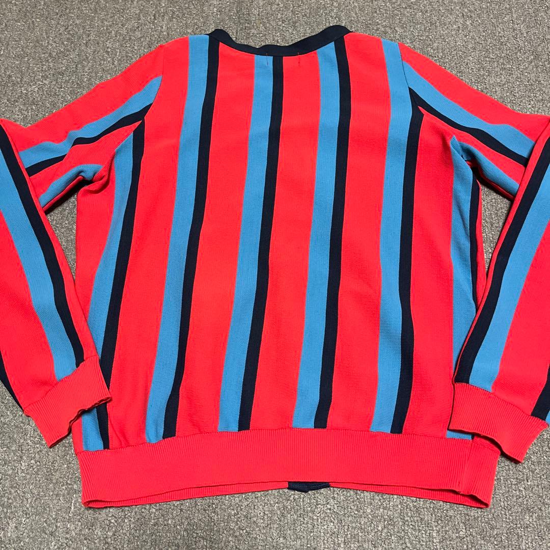 パーリーゲイツ ストライプ柄 ニットカーディガン レディース - メルカリ