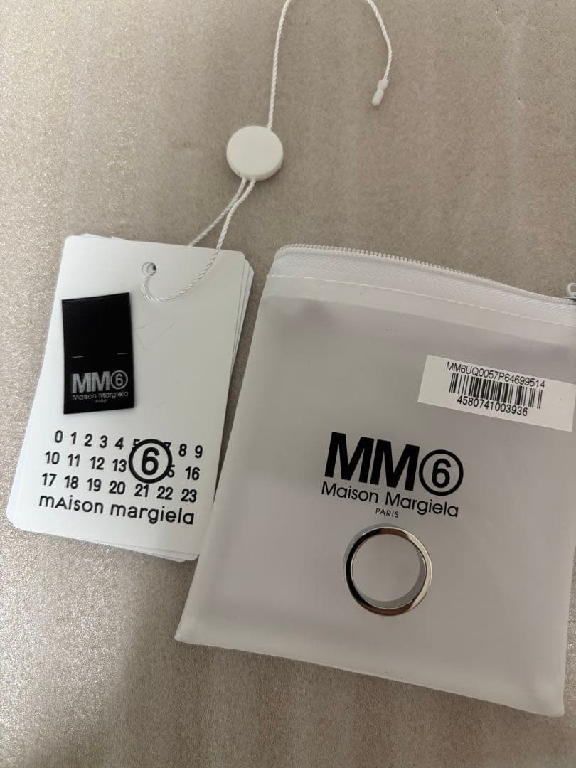 ヒ*ロ様 MM6 メゾンマルジェラ ナンバリングロゴリング MM6 エムエムシックス メゾンマルジェラ リング Numeric Minimal
