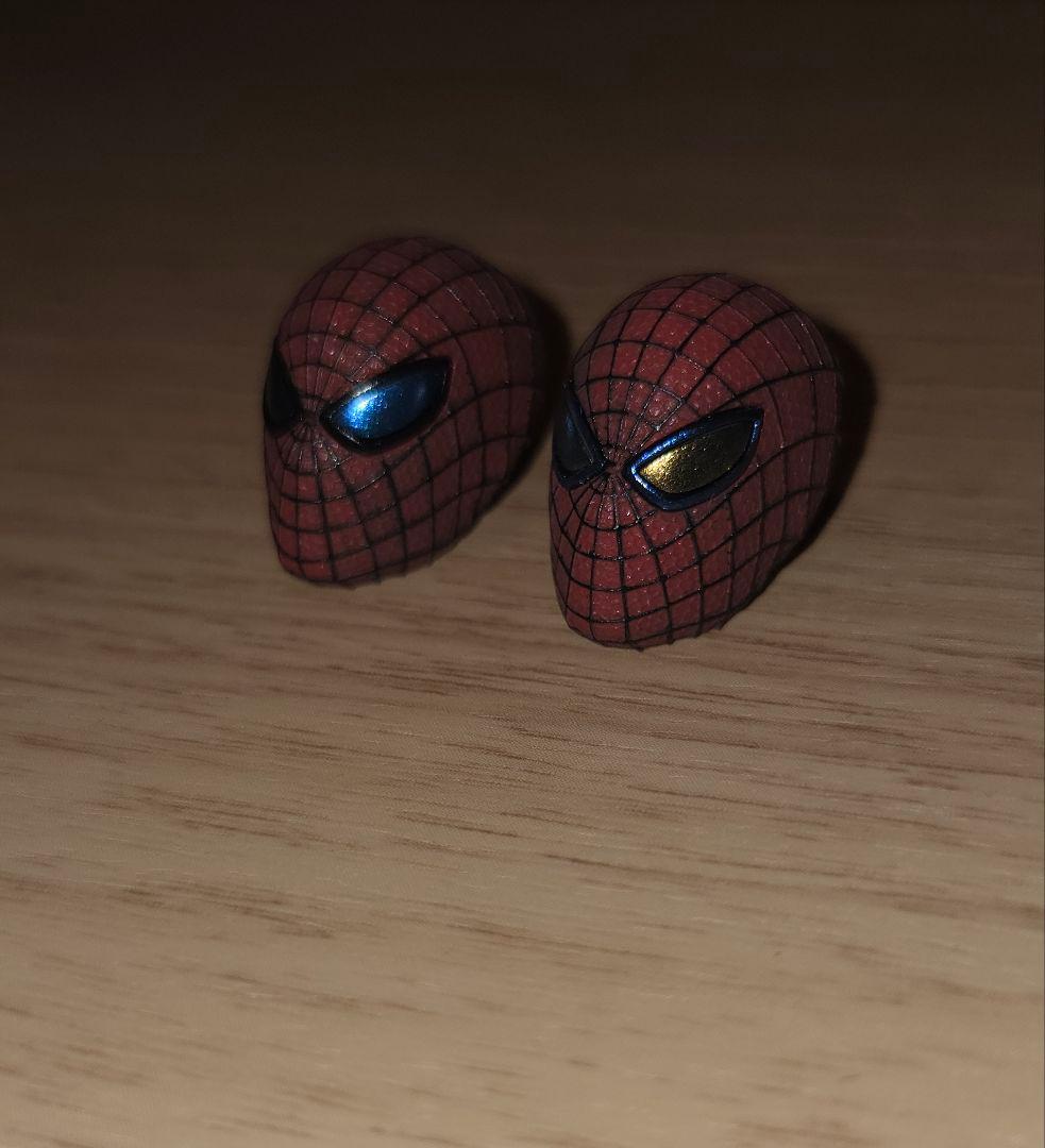 MAFEX アメイジング・スパイダーマン No.001 カスタムヘッド２個セット