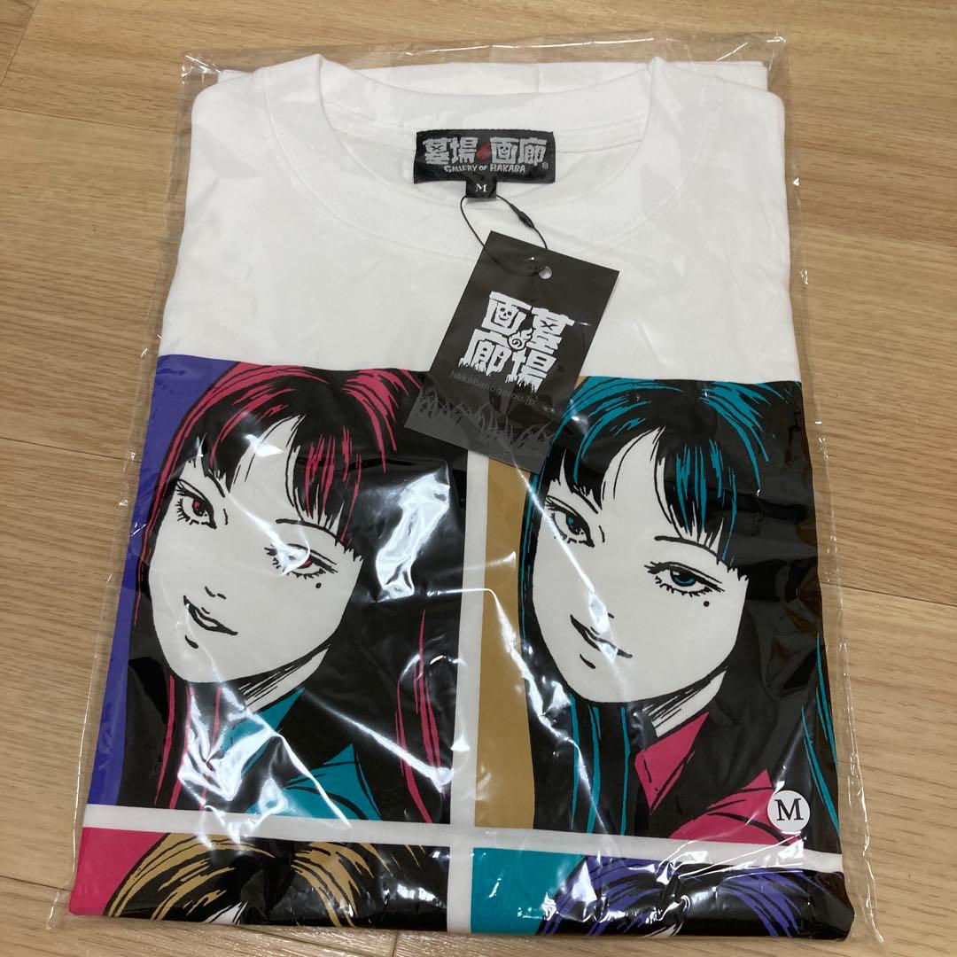 富江 Tシャツ 墓場画廊 伊藤潤二 Mサイズ 伊藤潤二/富江 ポップアート Tシャツ/ホワイト｜墓場の画廊ONLINE STORE