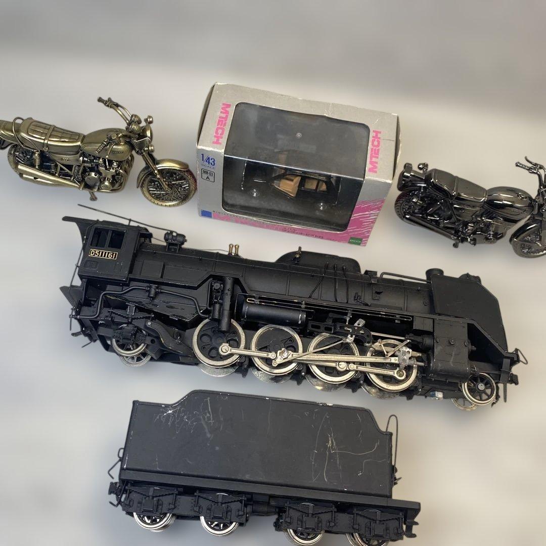 D511161 蒸気機関車 金属製 黒