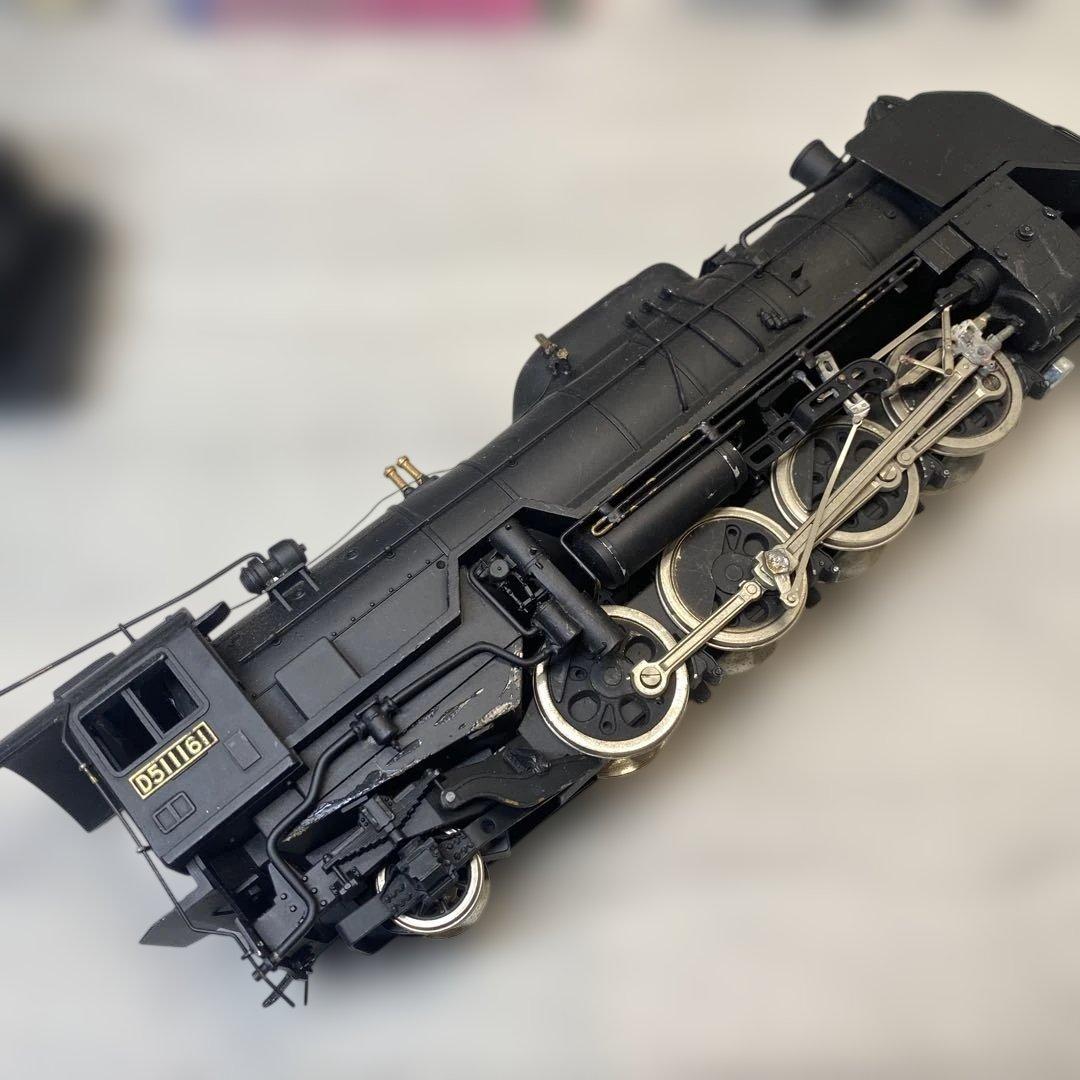 D511161 蒸気機関車 金属製 黒