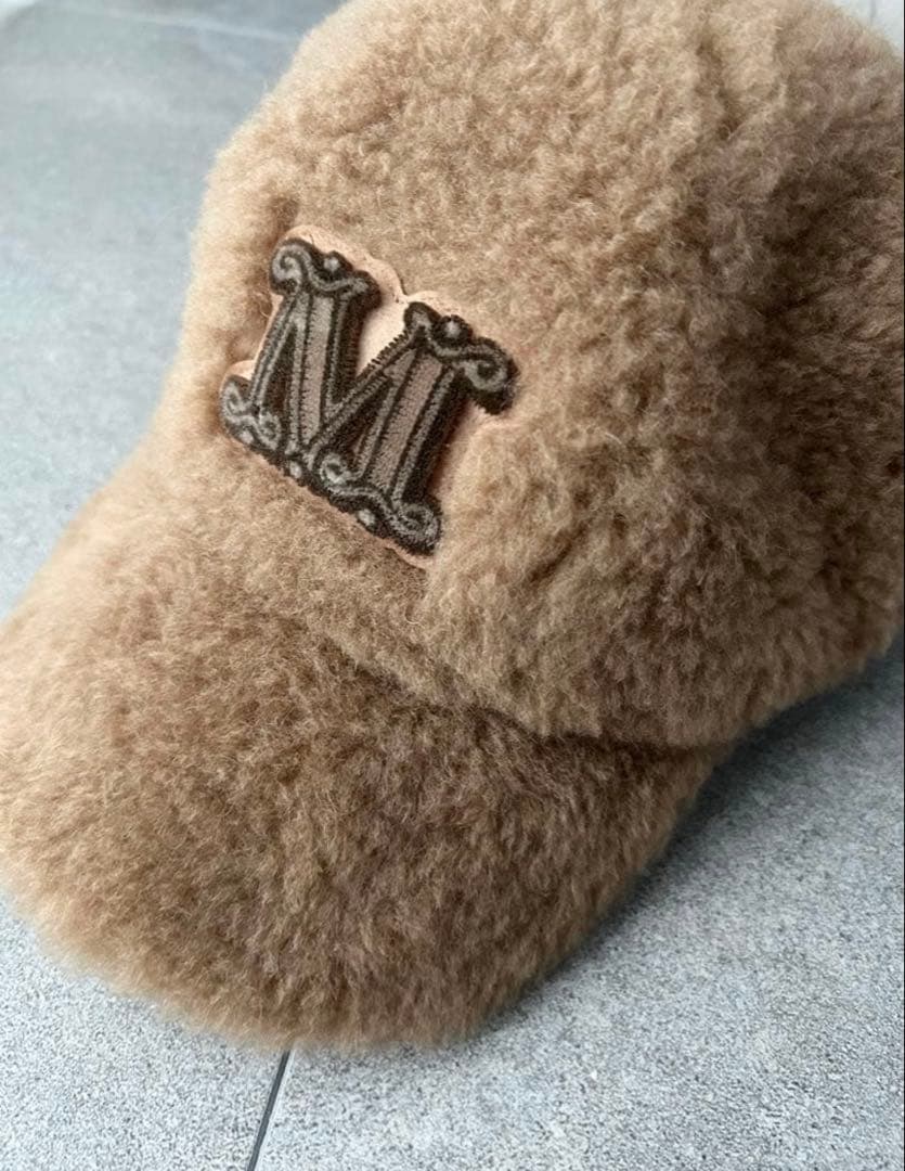マックスマーラ　テディベア　キャップ　キャメル 楽天市場】マックスマーラ Max Mara ベースボールキャップ テディベア