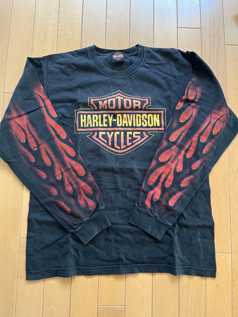 Harley-Davidson 長袖シャツ フレイムスリーブ Lサイズ 楽天市場】HARLEY-DAVIDSON ハーレーダビッドソン Tシャツ サイズ:L