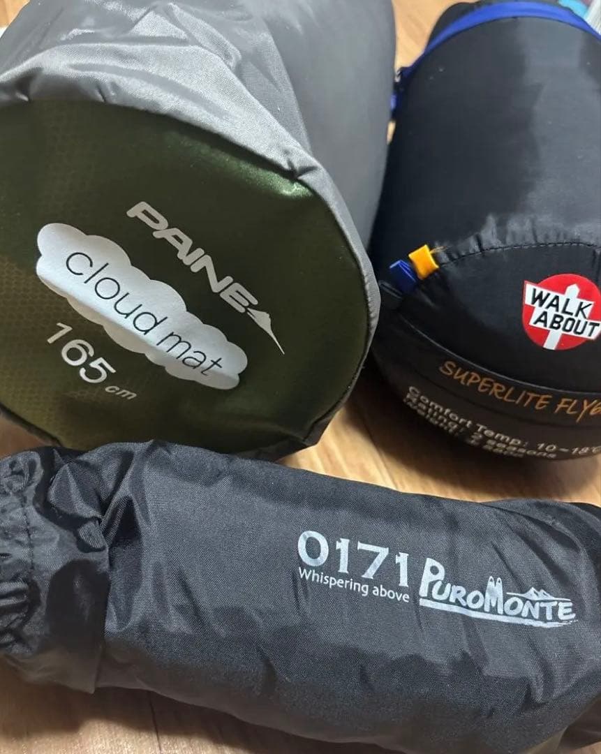 PAINE cloud mat 165cm 寝袋　エア枕　キャンプ　３点セット 楽天市場】3人用 コンパクト キャンプマット エアーマット 連結可能 枕