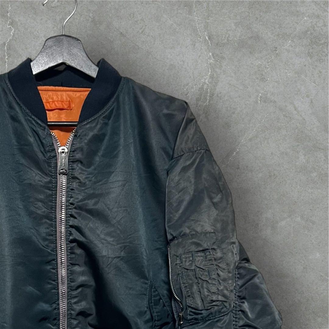 80sUSA製 アルファ MA-1 フライトジャケット 旧タグ紺タグなし - メルカリ