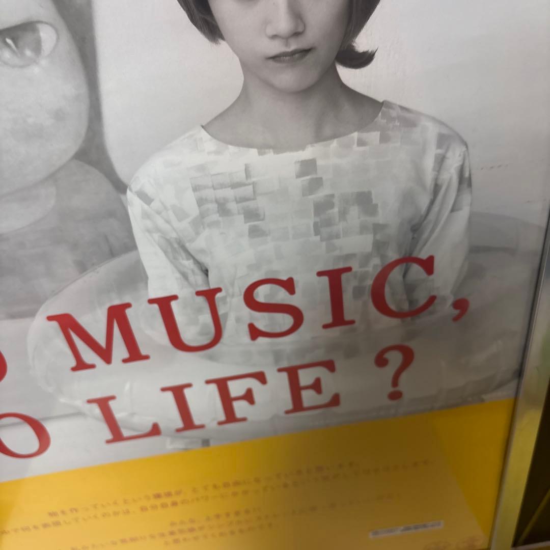 タワーレコード のん NO MUSIC, NO LIFE? ポスター 能年玲奈