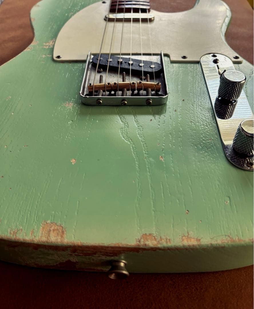 fender JAPAN テレキャスター Sシリアル レリック サーフグリーン