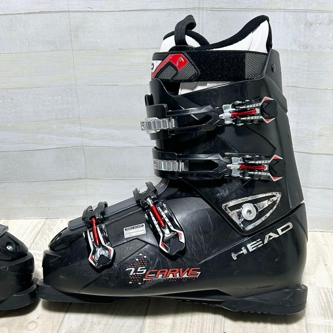 スキーブーツ HEAD CARVE 7.5 30/30.5㎝ - メルカリ