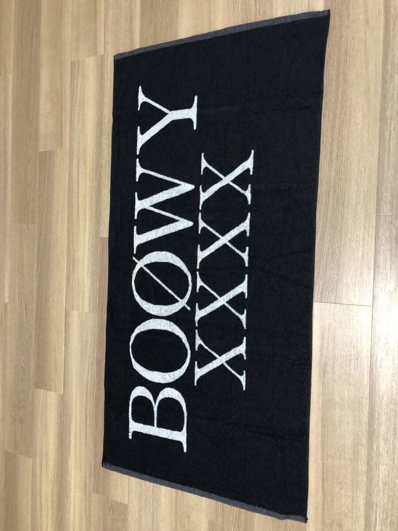 激レア BOOWY XXXX タオル 未使用品 氷室京介 布袋寅泰 松井常松 高