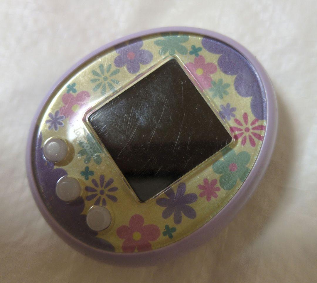 たまごっちみーつ　パステル　ラベンダー 花柄　パープル