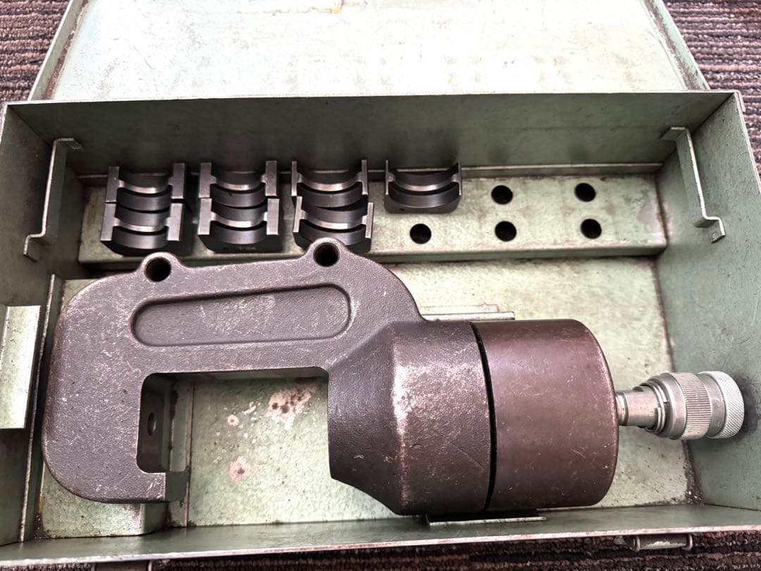 産機興業　カクタス　油圧ヘッド分離式圧縮工具　　CT-2 T型圧縮工具 電動式圧着工具 – 株式会社カクタス