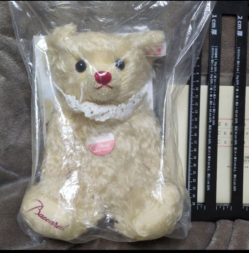 シュタイフ　バカラ　ぬいぐるみ　テディベア