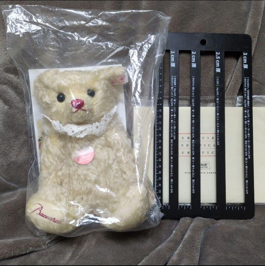 シュタイフ　バカラ　ぬいぐるみ　テディベア