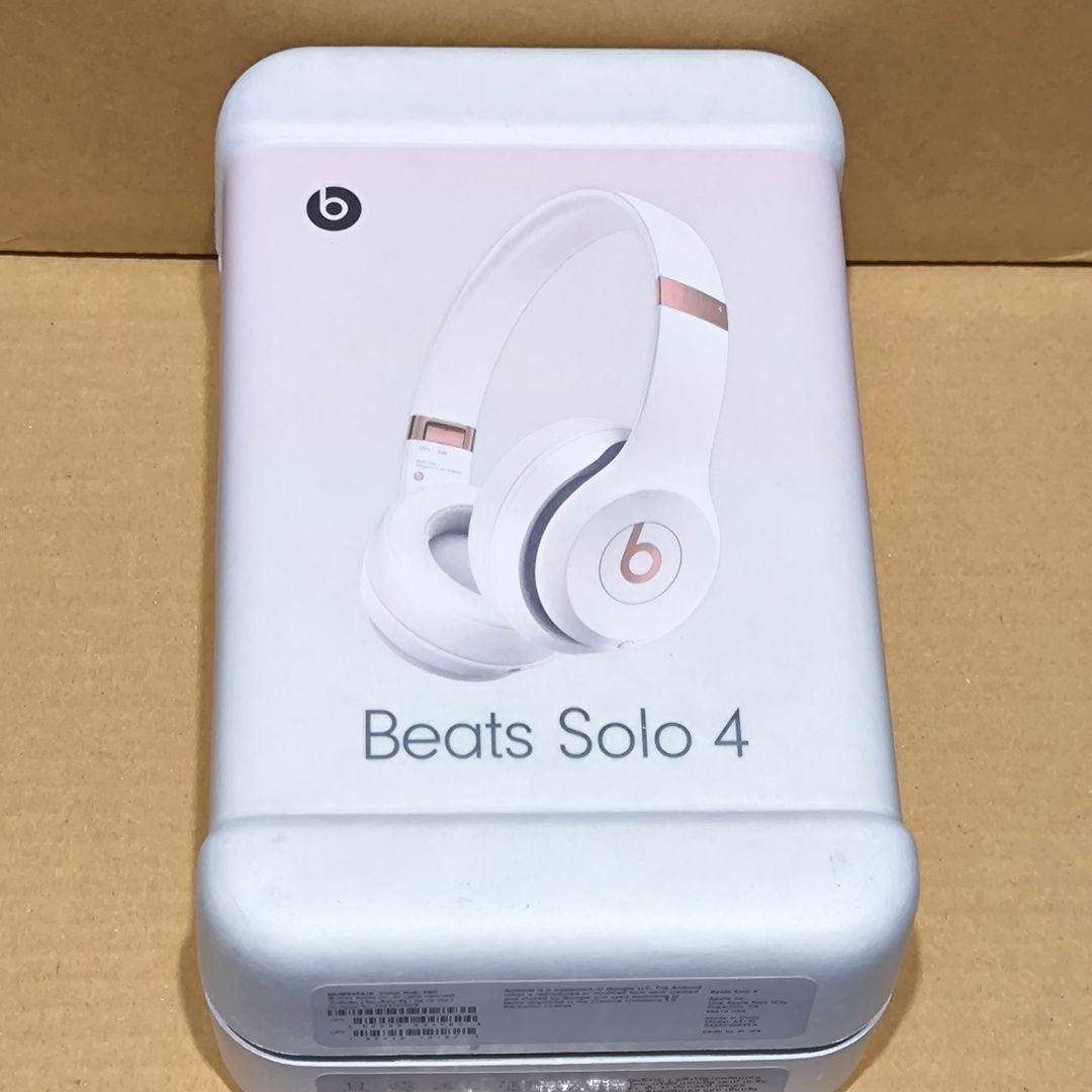 【新品未開封】Beats Solo4 ワイヤレスヘッドホン ピンク　pink ブルートゥースヘッドホン Beats Solo4 クラウドピンク MUW33PA/A