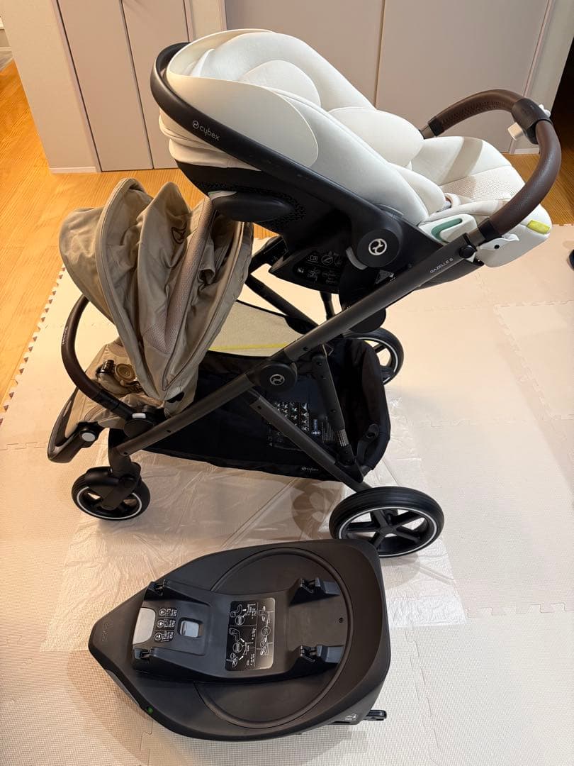 【サイベックス】2人乗りベビーカー ガゼルS トラベルシステム クラウドGセット cybex サイベックス ガゼルS ベビーカー + シートユニットセット (2人