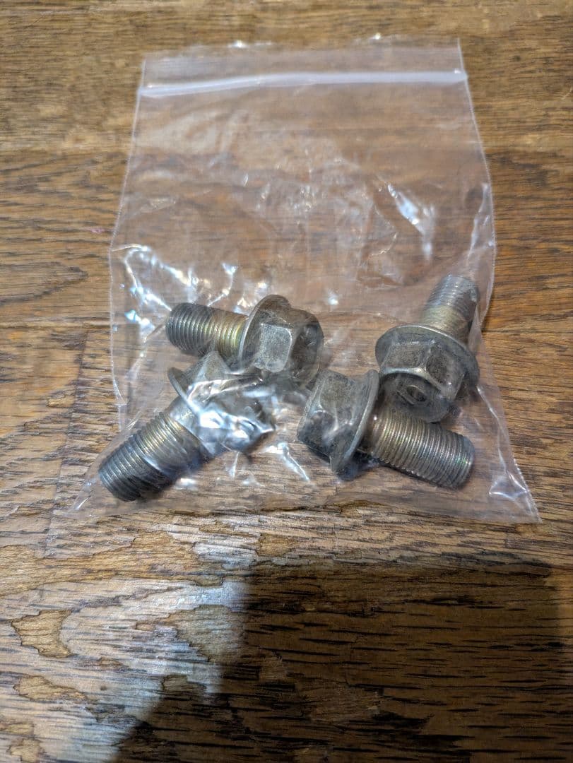 し*な様 コルトプラス FTO 2ポットブレーキキャリパー流用 パット