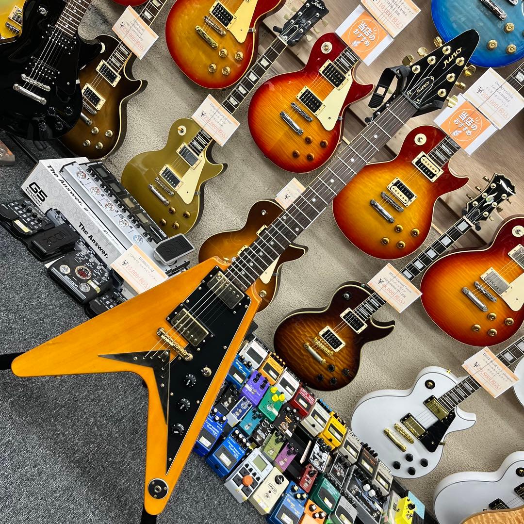 【11637】JUNO フライングV 変形ギター KORINA コリーナタイプ