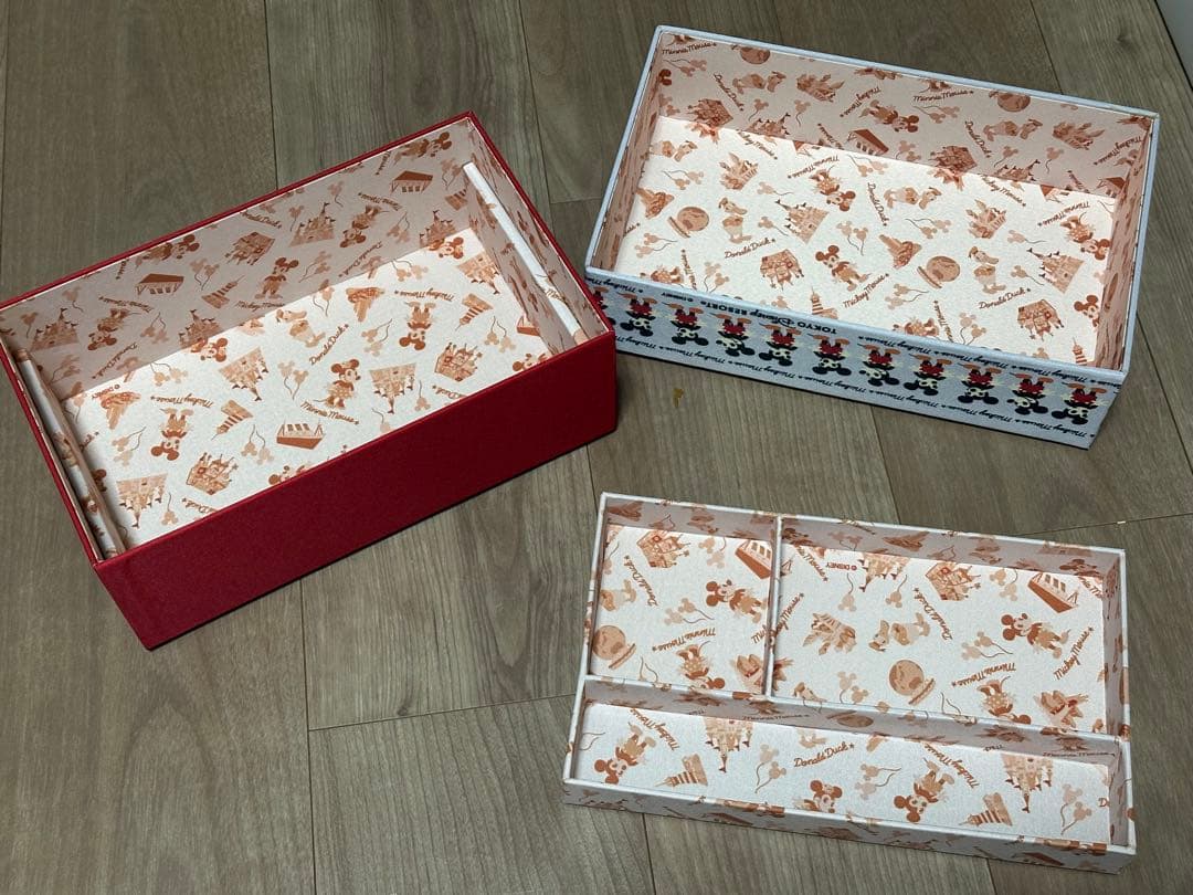 ディズニーランド　ミッキー柄　裁縫箱　裁縫セット