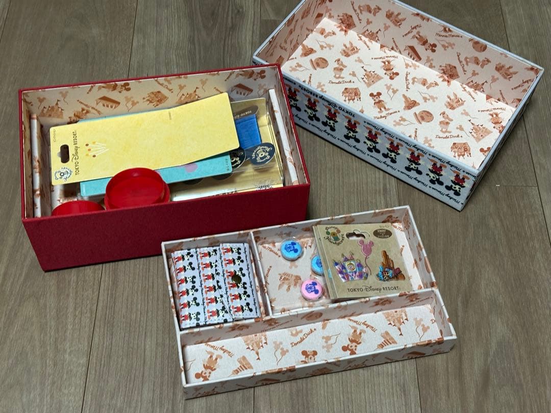 ディズニーランド　ミッキー柄　裁縫箱　裁縫セット