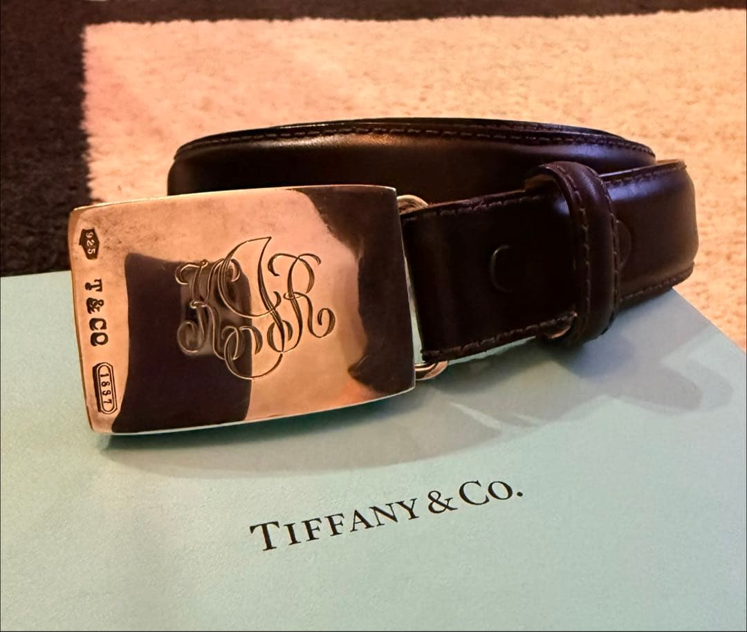 Tiffany&coヴィンテージ レザーベルト36 ティファニー ナロー美品レア 2026年最新】TIFFANY ベルトの人気アイテム - メルカリ