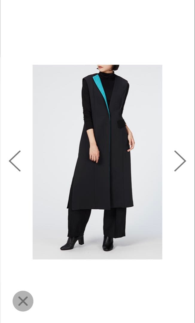 新品　Perfume Closet Long Gilet / Time Warp