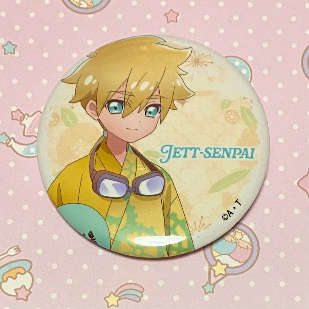 ジェット先輩 トレーディング缶バッジ 名探偵プリキュア！ 極楽湯
