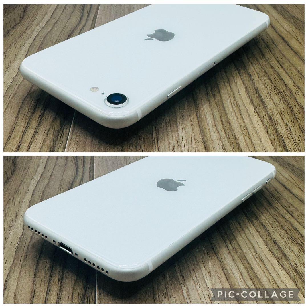 美品】iPhoneSE2 ホワイト 256GB SIMフリー 新品大容量電池 - メルカリ