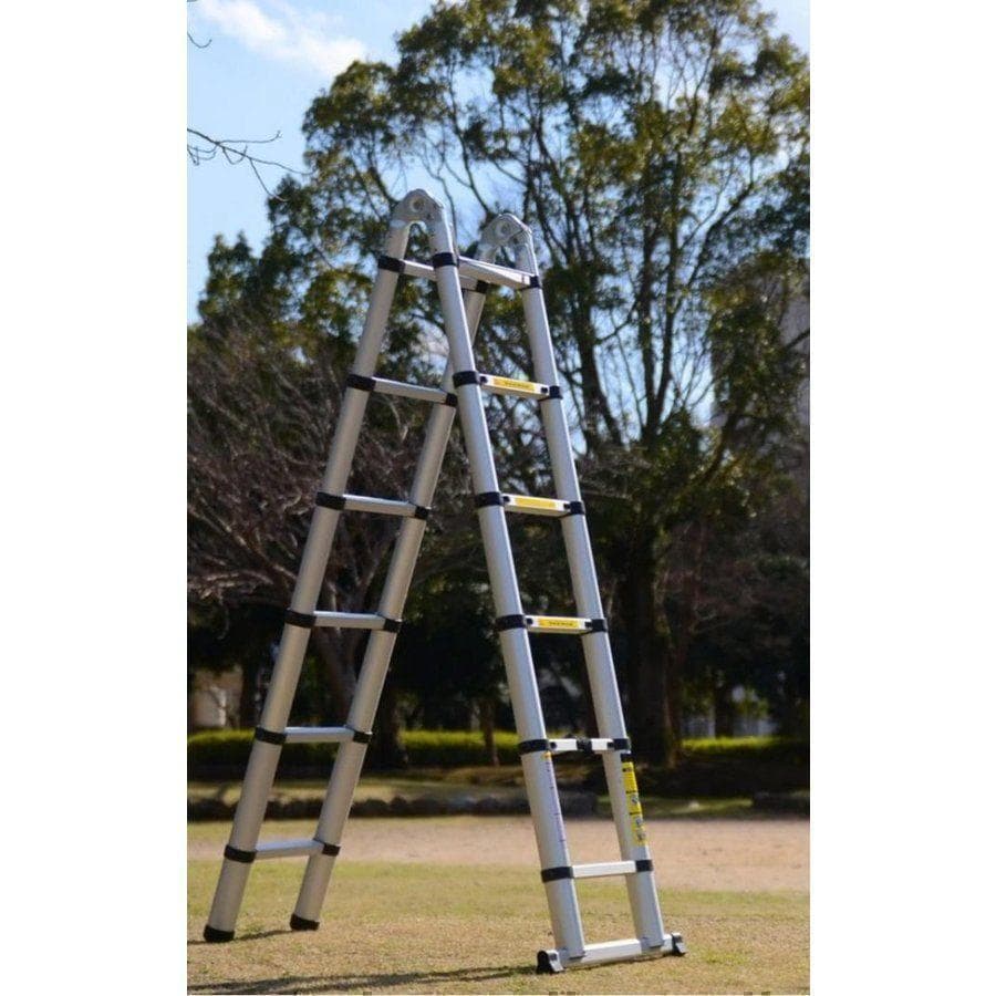 はしご 伸縮 3.8m 折りたたみ 耐荷重150kg 家庭用 業務用 災害 47