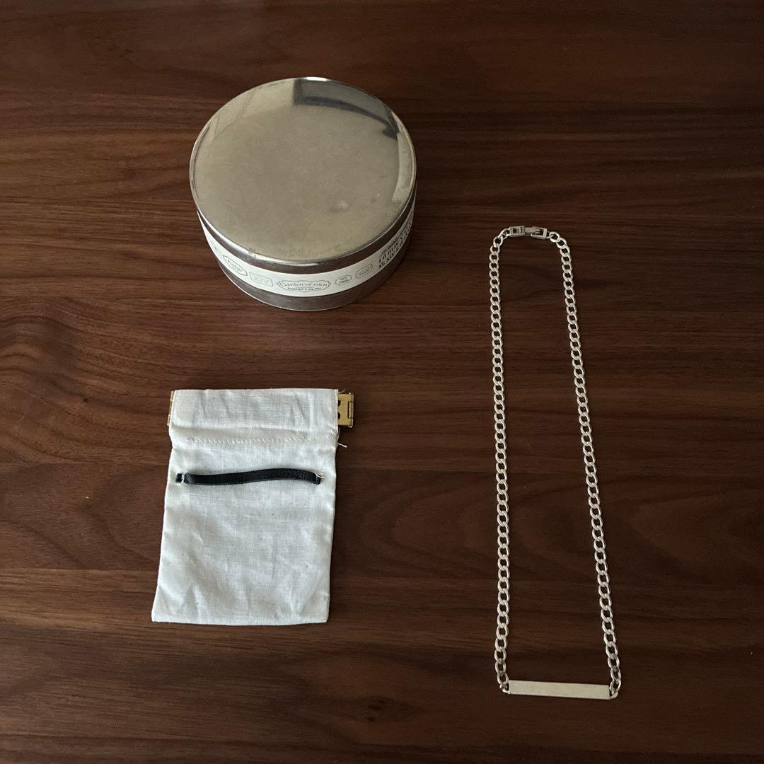 アクセサリー Garden of eden ID Necklace 50cm (SILVER) Garden of Eden｜チェーン ネックレス アンカー 40cm 50cm シルバー925