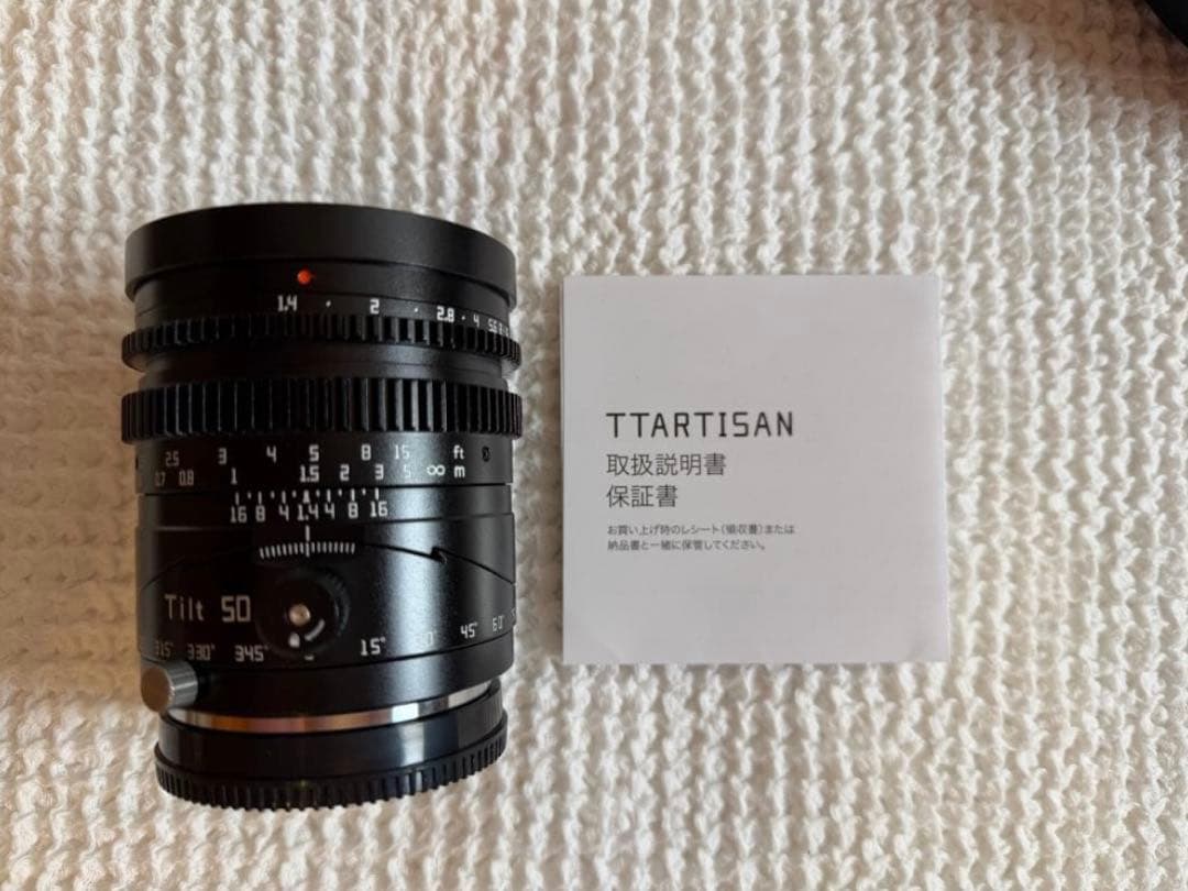 TTArtisan Tilt 50mm F1.4 Eマウント ソニーE TTArtisan Tilt 50mm f/1.4 ソニーEマウント フルサイズ 単焦点レンズ