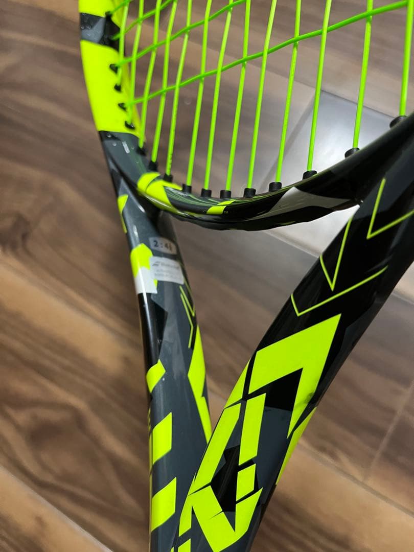 Babolat Pure Aero バボラ ピュアアエロ G2 ガット張りたて - メルカリ