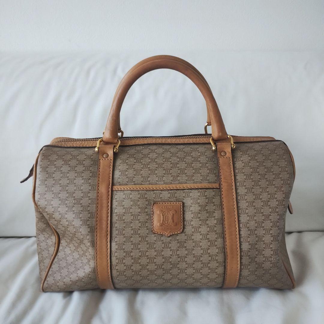 CELINE セリーヌ ミニボストン ハンドバッグ マカダム柄 本日の買取情報CELINE／セリーヌ マカダム柄 ミニボストンバッグ