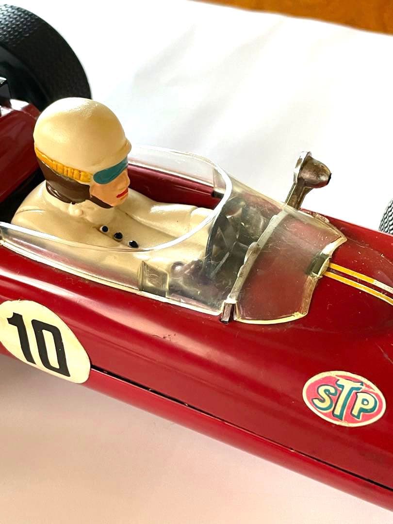 超レトロ　バンダイ　ブリキ　レーシングカー　STP