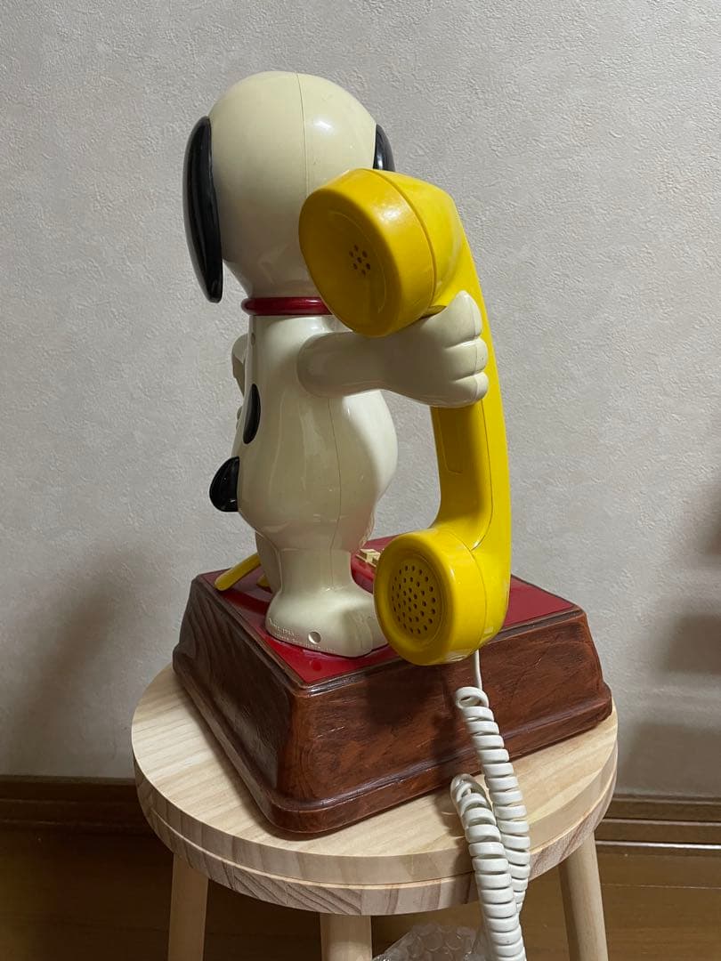 お値下げ！スヌーピー レトロプッシュホン電話 - メルカリ