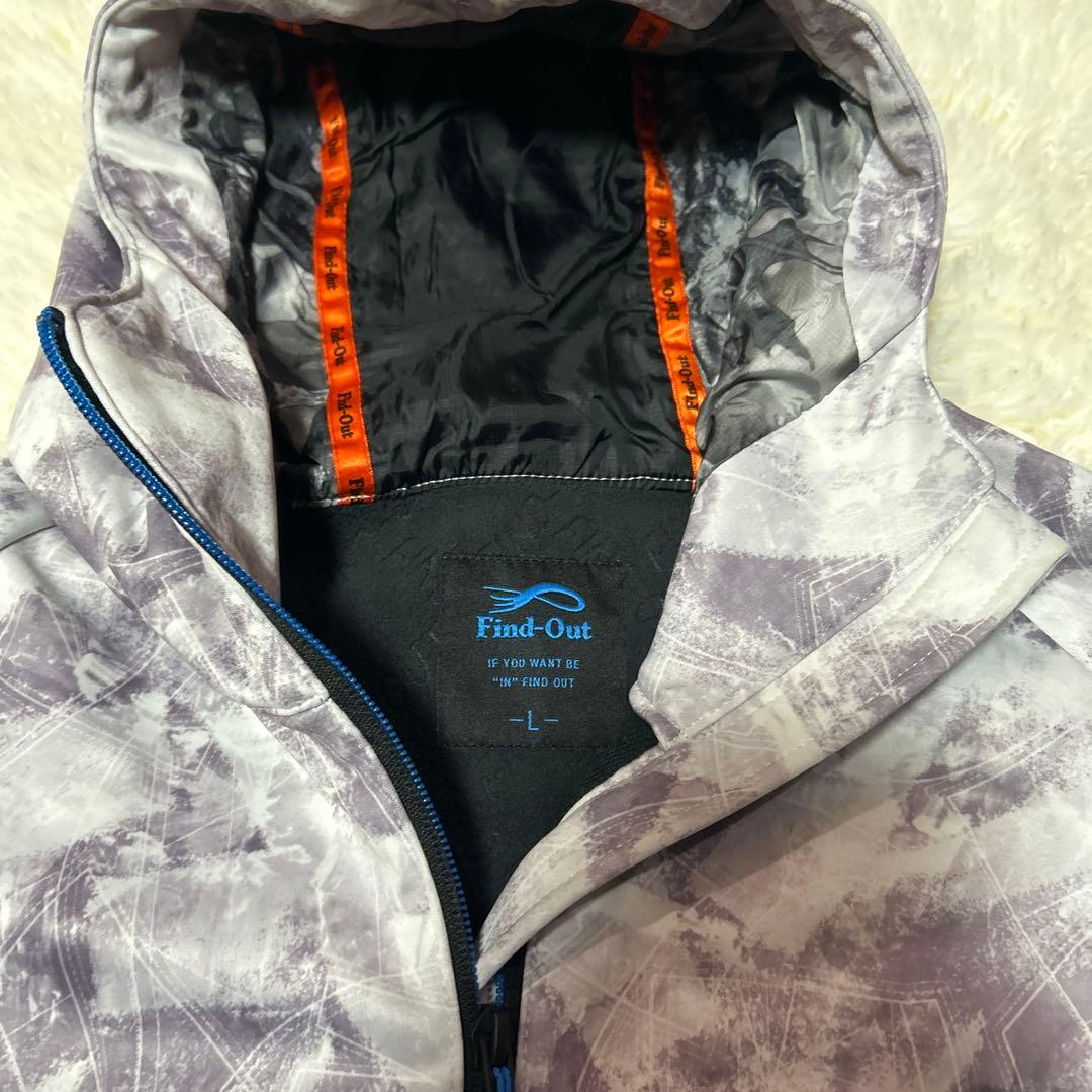 ワークマン〈Find-Out〉迷彩柄 フード付きジャケット L スノボ - メルカリ