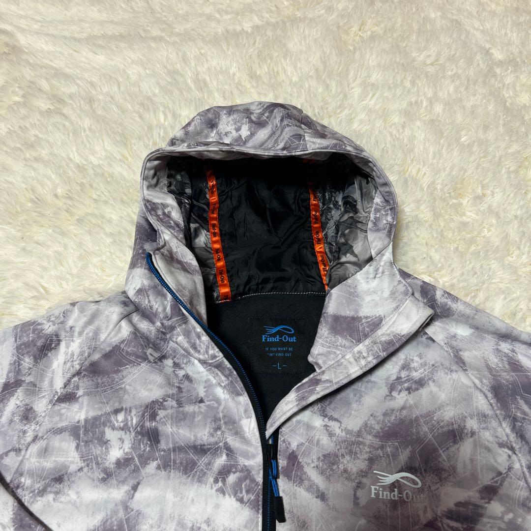 ワークマン〈Find-Out〉迷彩柄 フード付きジャケット L スノボ - メルカリ