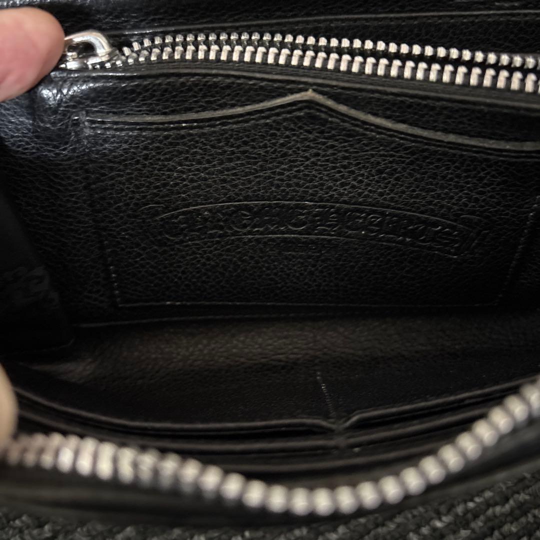 クロムハーツ REC F ZIP レザープレート RINKAN 黒レザー長財布 - メルカリ