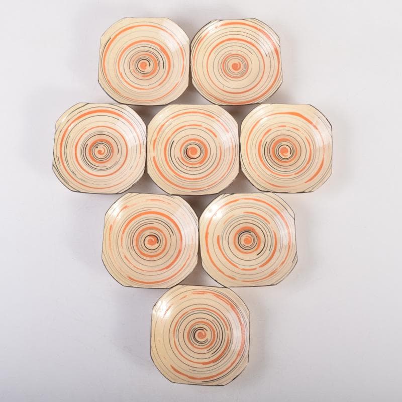 和食器 渦巻文 八角皿 八客 時代箱 C 7941 - メルカリ