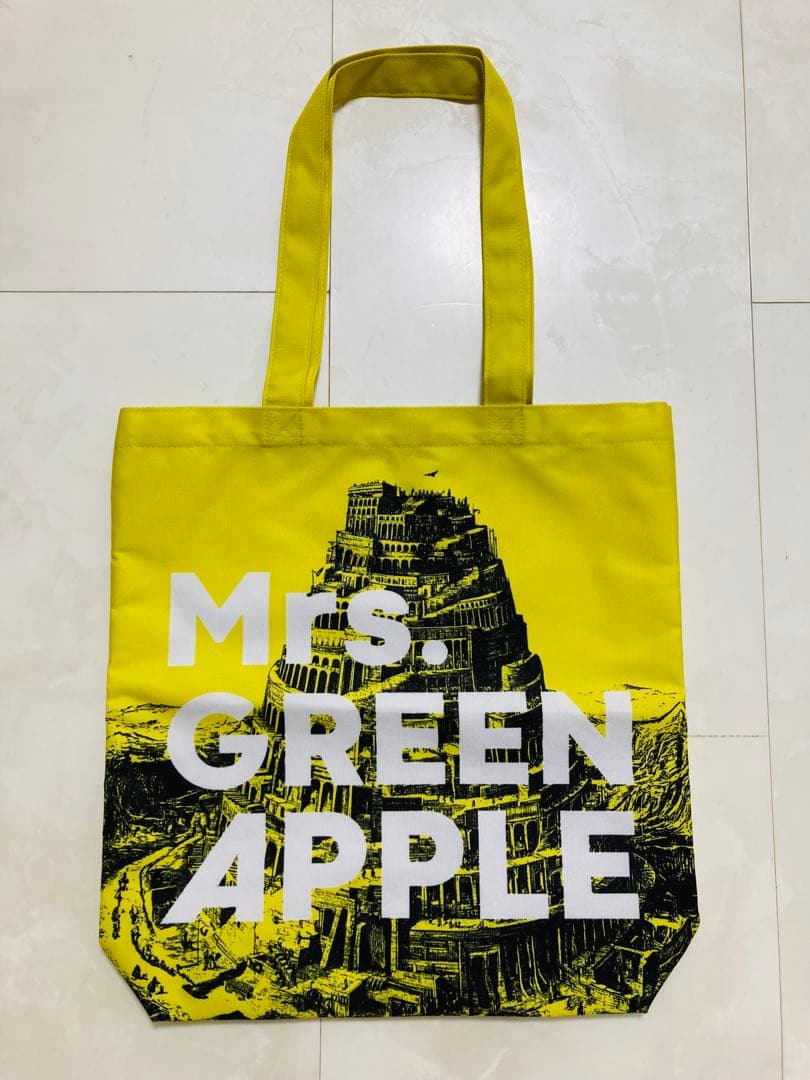 ミセス バベルの塔 RingoJam トートバッグ 缶バッジ 銀テープ 紙吹雪