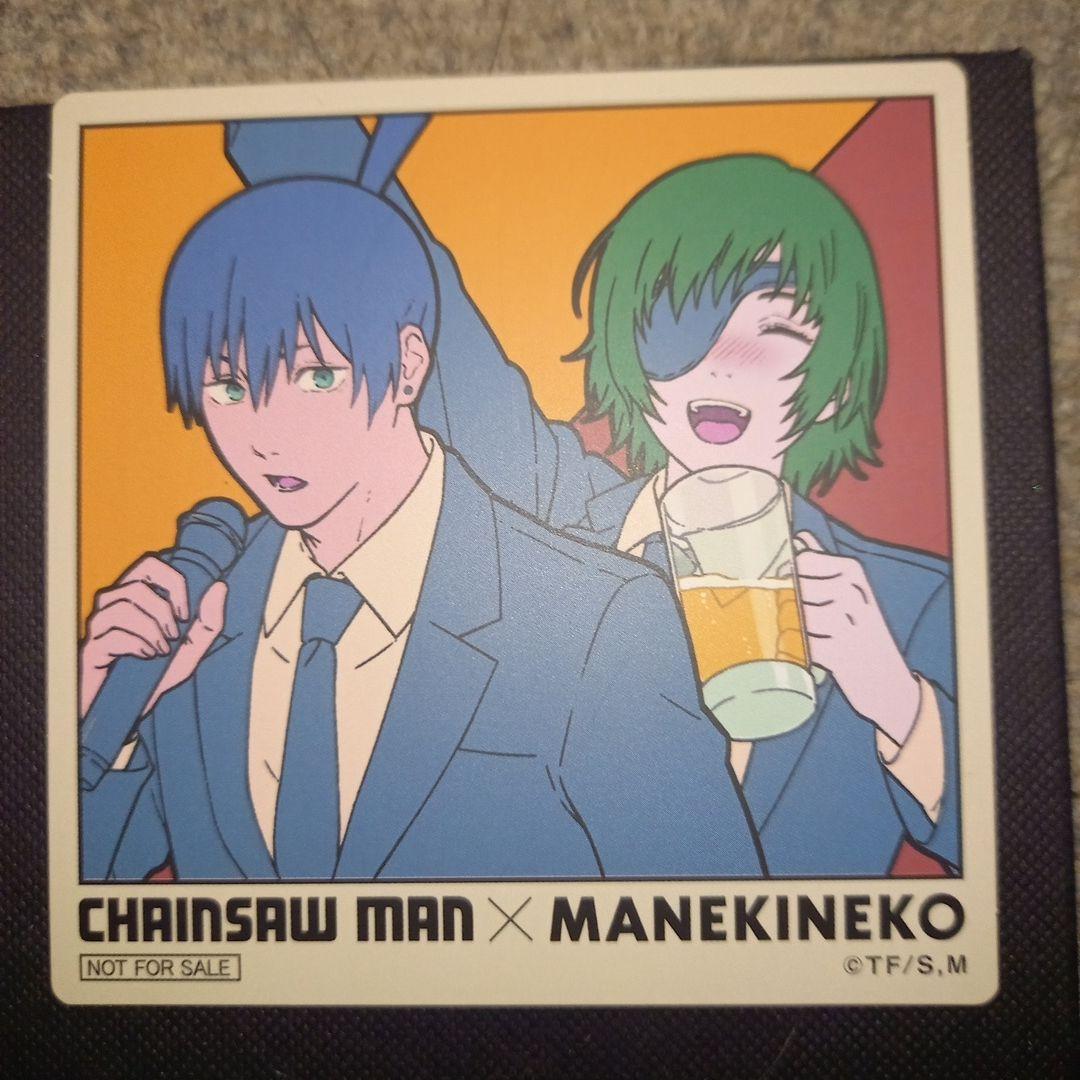 チェンソーマン　まねきねこコースターその他コースターセット