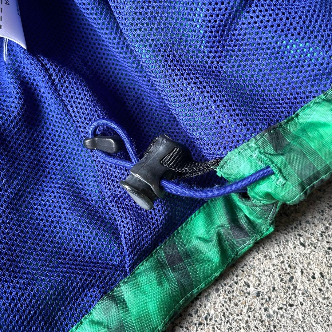 00s old nike check pattern shell jacket - メルカリ