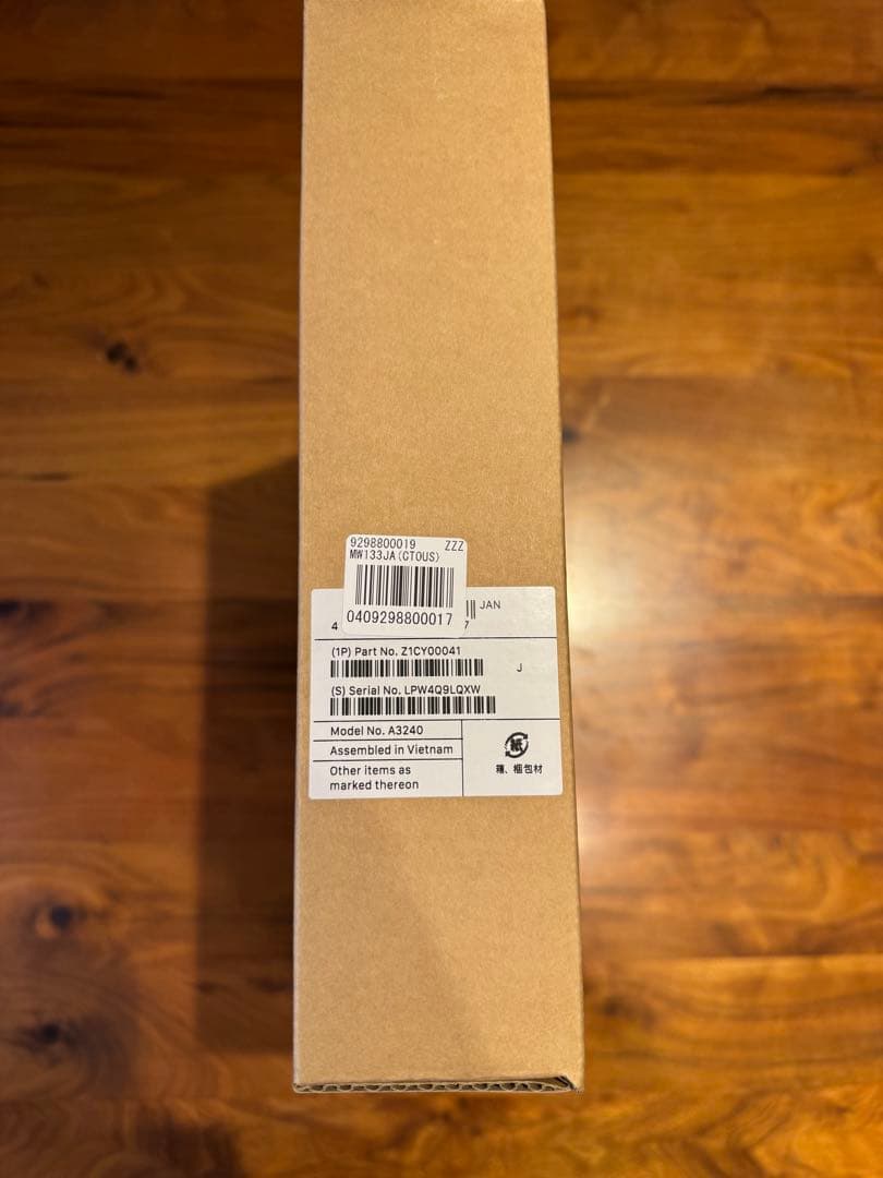 【新品】M4MacBook Air13/16/512/ミッドナイト/CTO US